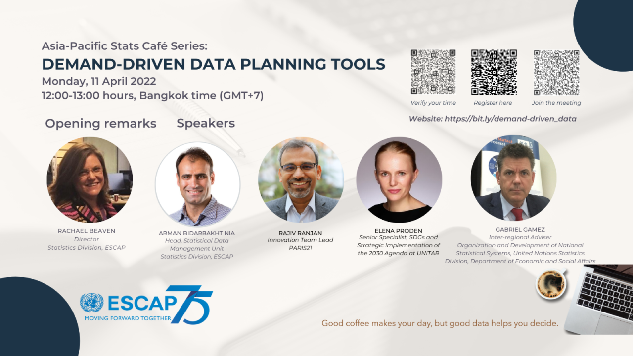 Asia-Pacific Stats Café Series: Demand-driven data planning Tools