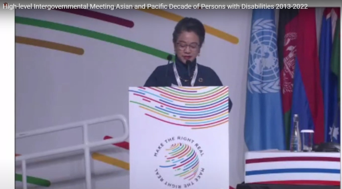 Opening Remarks at the High-level Intergovernmental Meeting on the Final Review of the Asian and Pacific Decade of Persons with Disabilities (2013-2022)