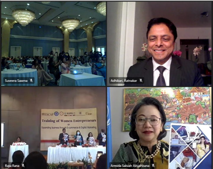 Training of Women Entrepreneurs on Expanding Business through E-commerce and Digital Marketing 