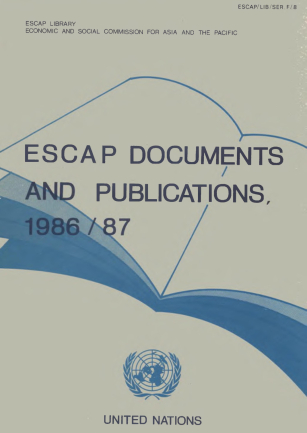 ESCAP Documents and Publication, 1986/87