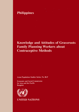Knowledge and attitudes of grassroots family planning workers about contraceptive methods – Philippines