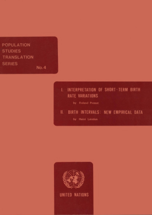 Population studies translation series No. 4