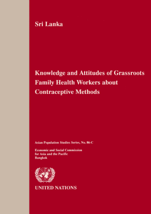 Knowledge and attitudes of grassroots family planning workers about contraceptive methods – Sri lanka