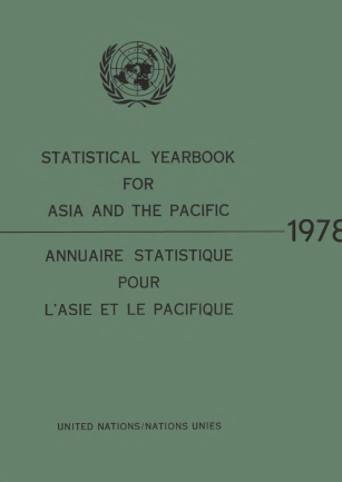 Statistical yearbook for Asia and the Pacific 1978