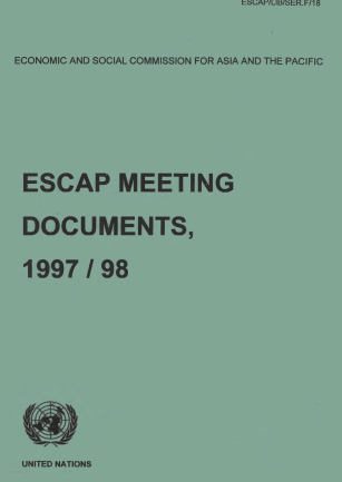 ESCAP meeting documents, 1997/98