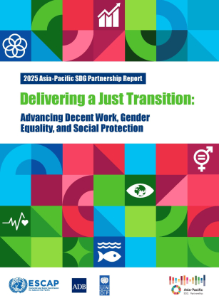 Delivering a just transition : advancing decent work, gender equality, and social protection