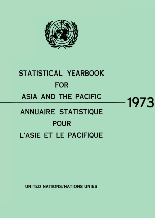 Statistical yearbook for Asia and the Pacific 1973