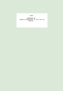 Directory of women's periodicals in Asia and the Pacific
