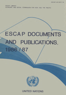 ESCAP Documents and Publication, 1986/87