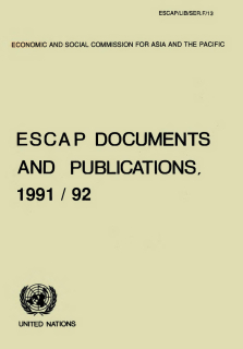 ESCAP documents and publications, 1991/92