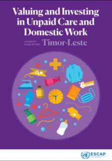 Valuing and investing in unpaid care and domestic work - Country case study : Timor-Leste