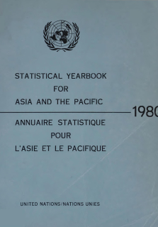 Statistical yearbook for Asia and the Pacific 1980