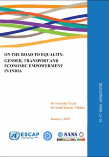 On the road to equality : gender, transport and economic empowerment in India