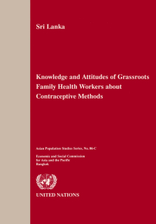 Knowledge and attitudes of grassroots family planning workers about contraceptive methods – Sri lanka