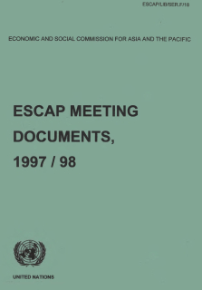 ESCAP meeting documents, 1997/98