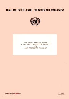 The special needs of women : a plea for an integrated approach and some programme proposals