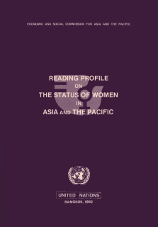 Reading profile on the status of women in Asia and the Pacific