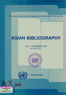 Asian bibliography : July - December 1993, Vol. 42, No. 2