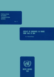 Population studies translation series No. 5