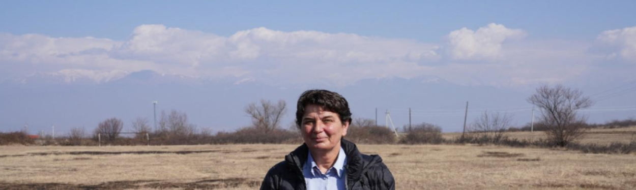 Woman stood in a field